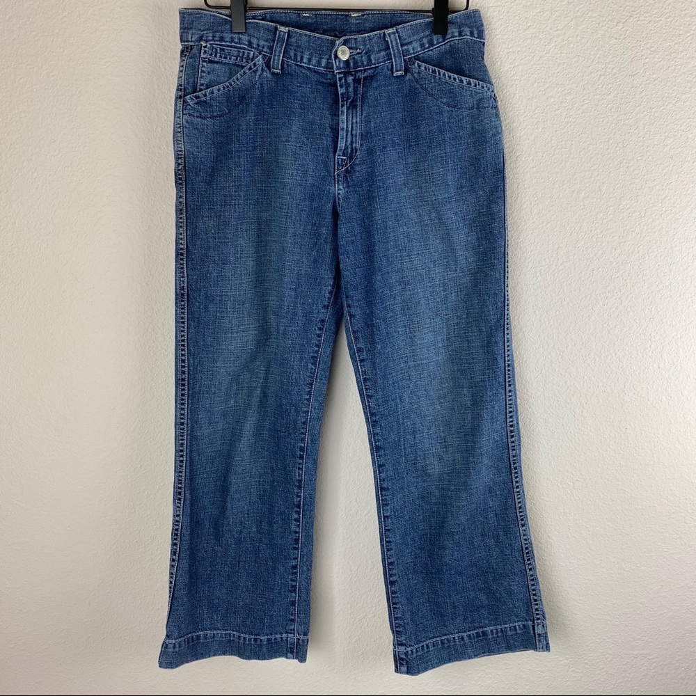 Lucky Brand Cropped Jeans 100% Cotton size 6 28 - Picture 2 of 10